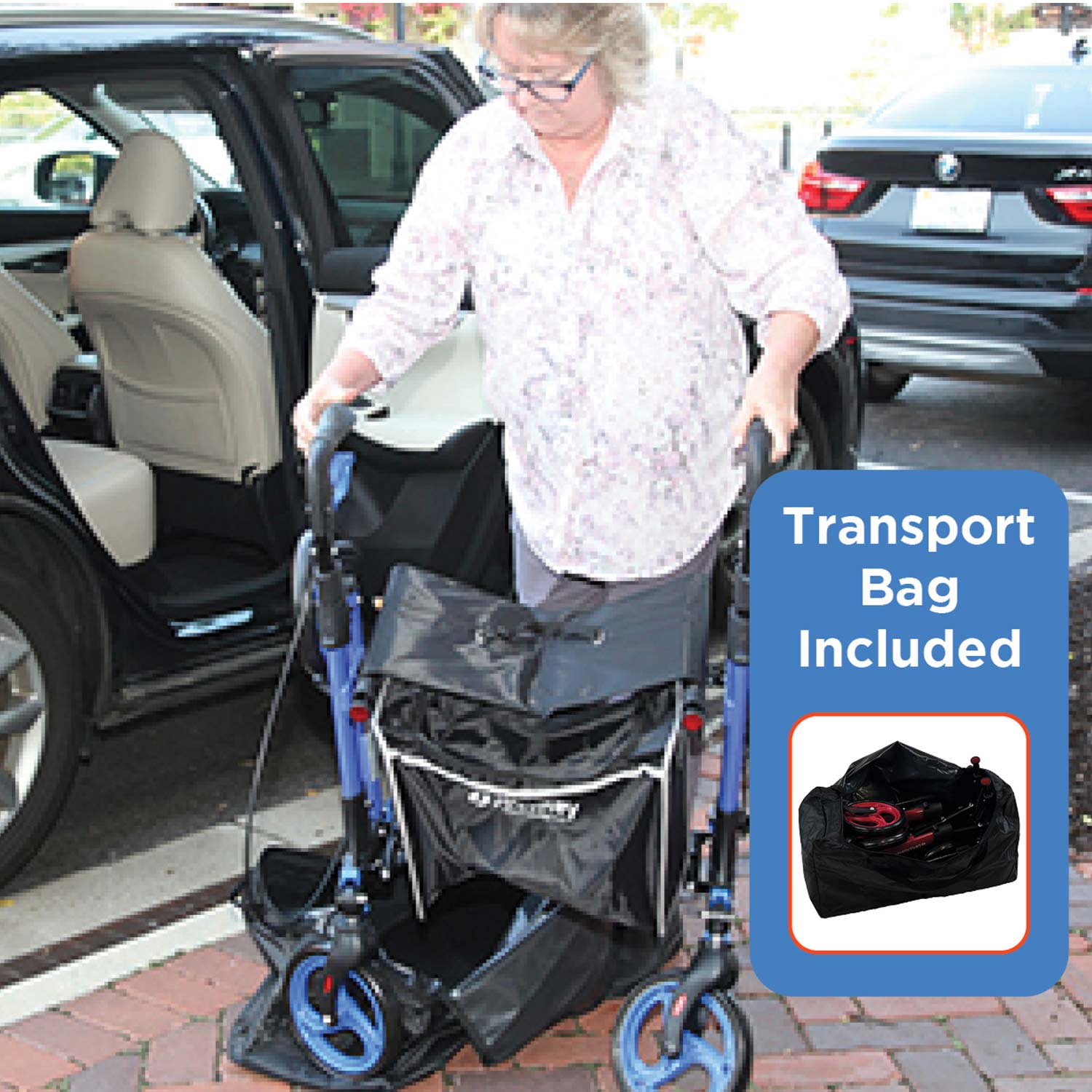 Journey UPWalker Breeze Rollator Walker 8973