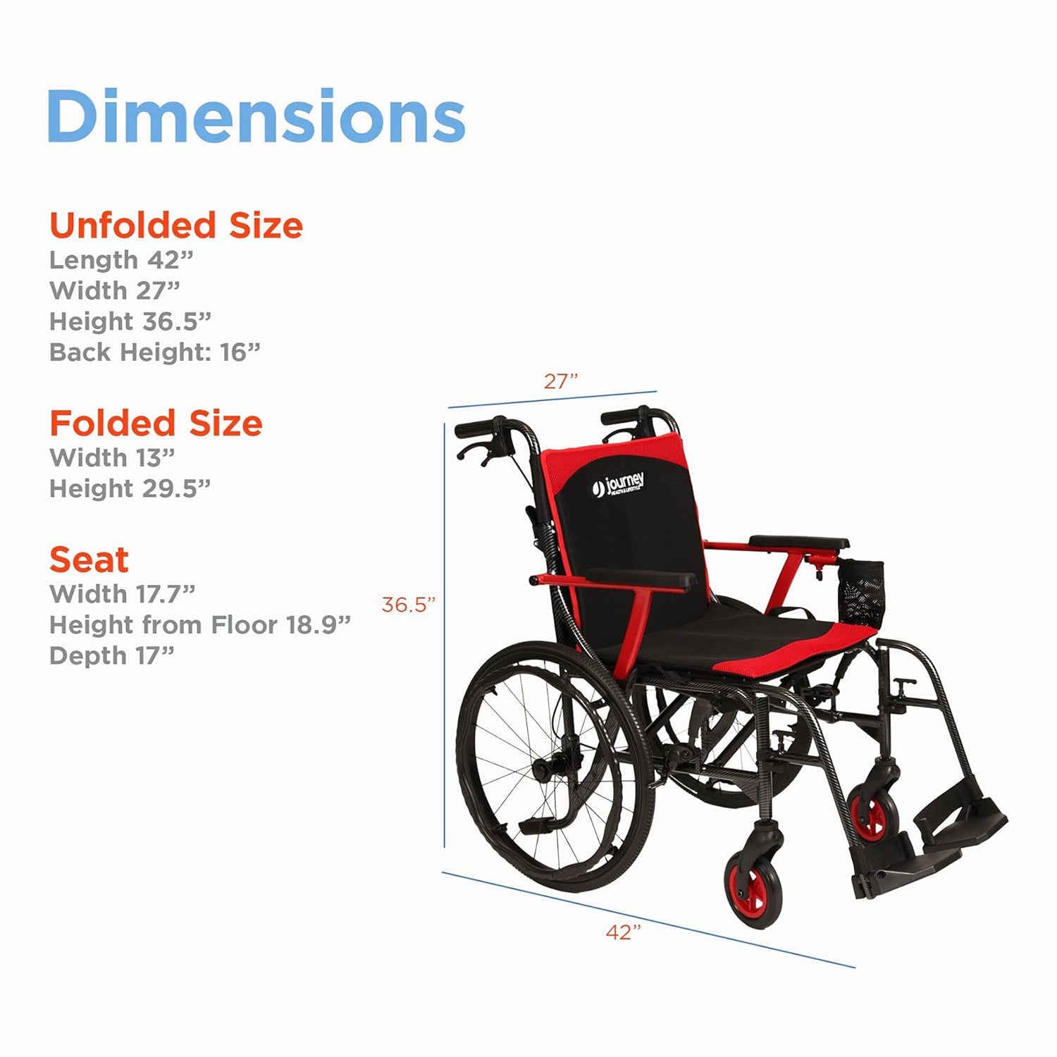 Journey C2 So Lite Ultra Lightweight Wheelchair