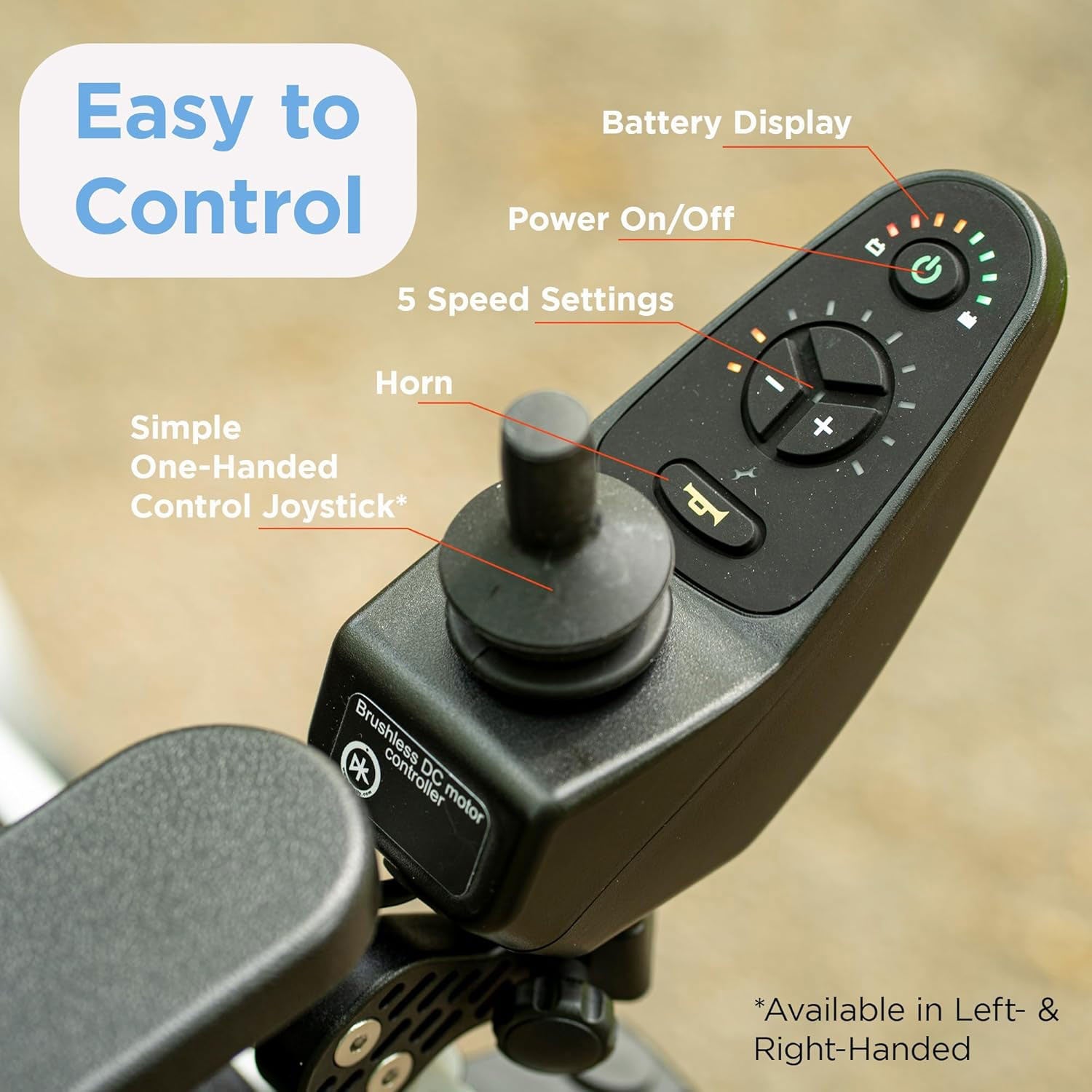 Journey Zoomer Lightweight Folding Power WheelChair