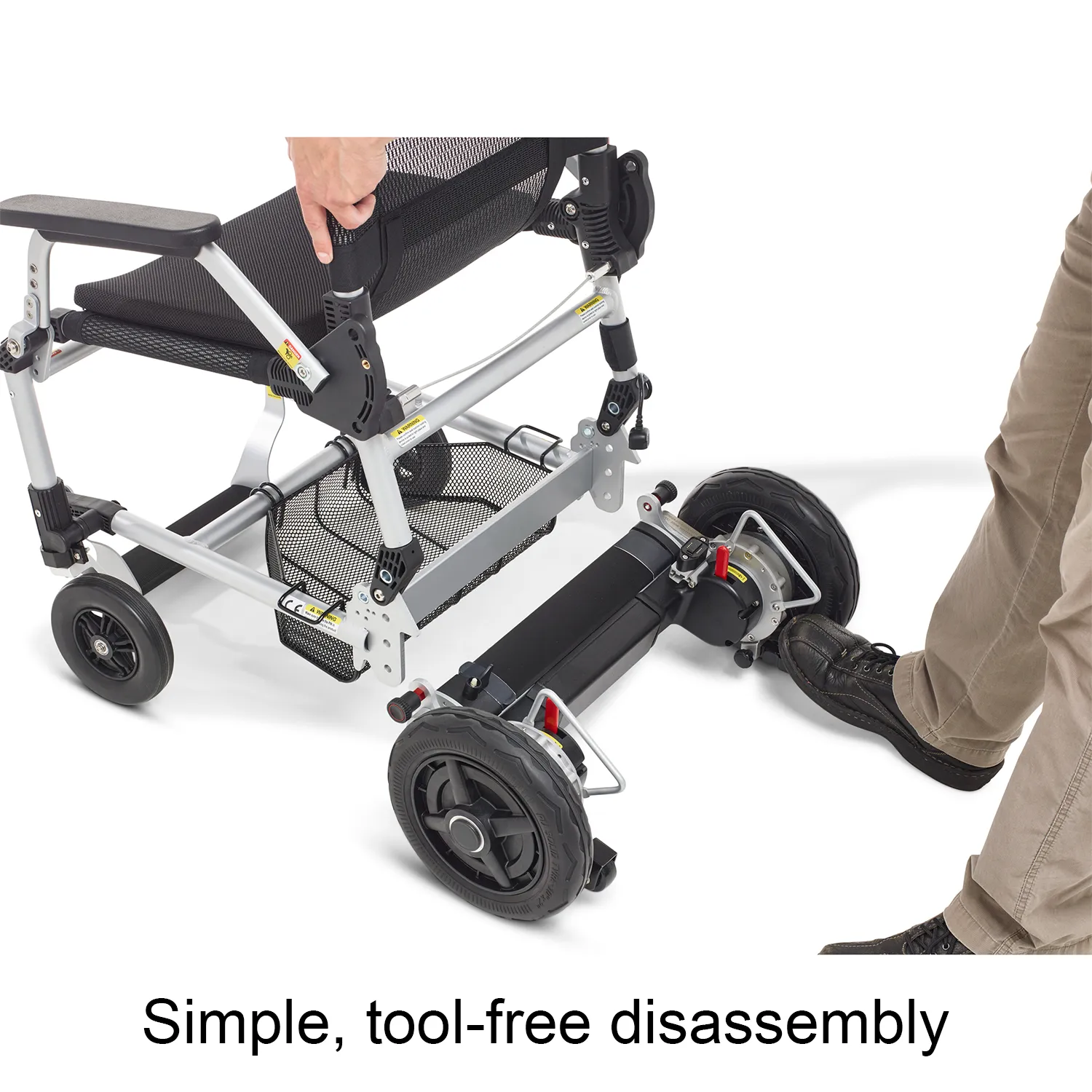 Journey Zoomer Lightweight Folding Power WheelChair